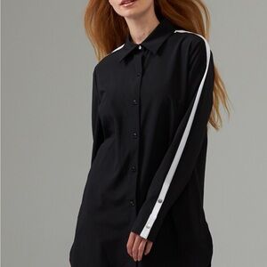 Joseph Ribkoff Black oversized Collared Shirt